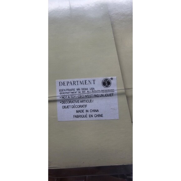 Vintage Department 56 Porcelain Snowbabies 4x6 Picture Frame Super Birthday 7" - Picture 4 of 10